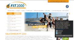 Desktop Screenshot of fit2000-stahnsdorf.de
