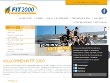 Tablet Screenshot of fit2000-stahnsdorf.de